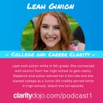 Read more about the article Podcast #1 – Leah Ginion: Clarity with Connection, Research and Action